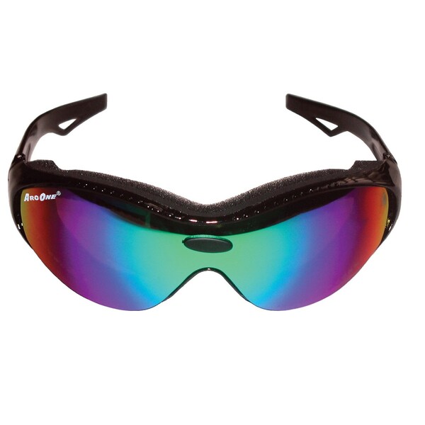 SAFETY GOGGLE w/SMOKE lens BLUMIRROR finish